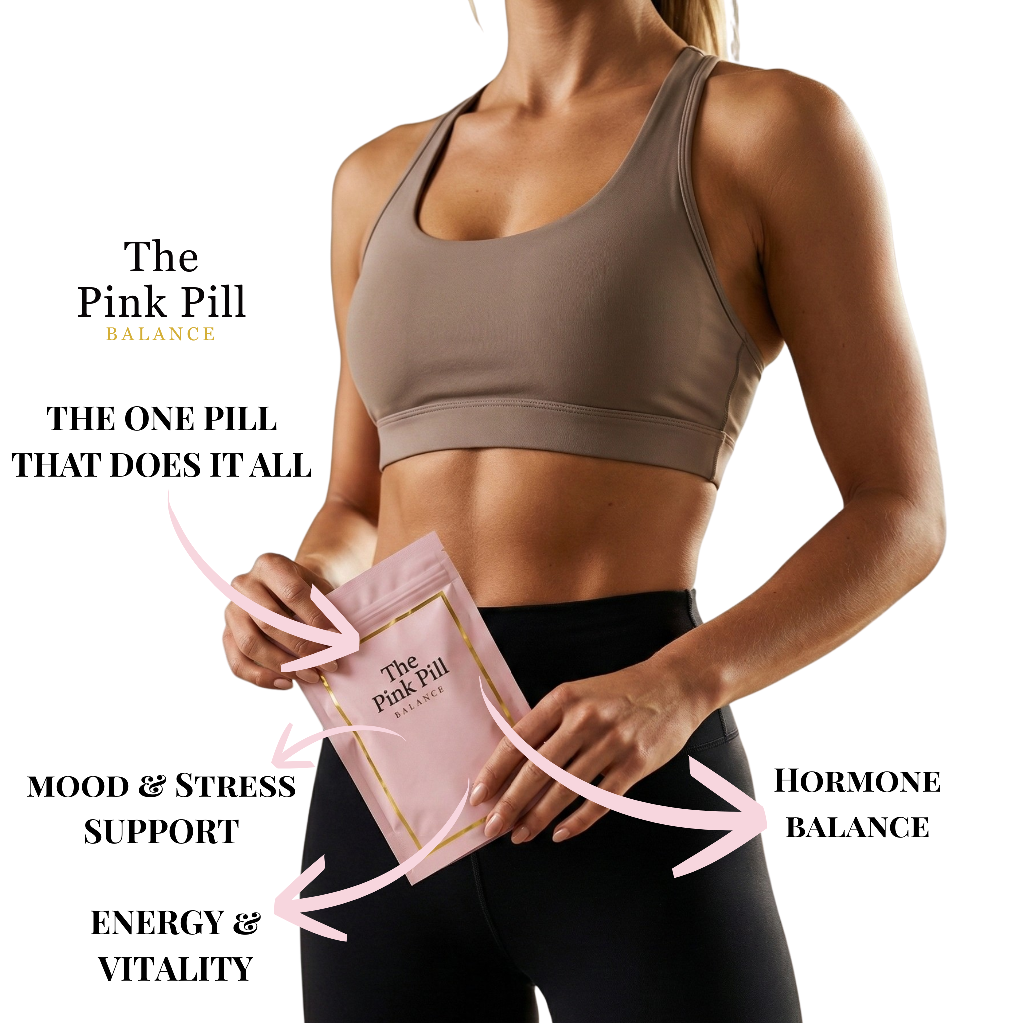The Pink Pill™ – Balance 60-Capsule Pouch
